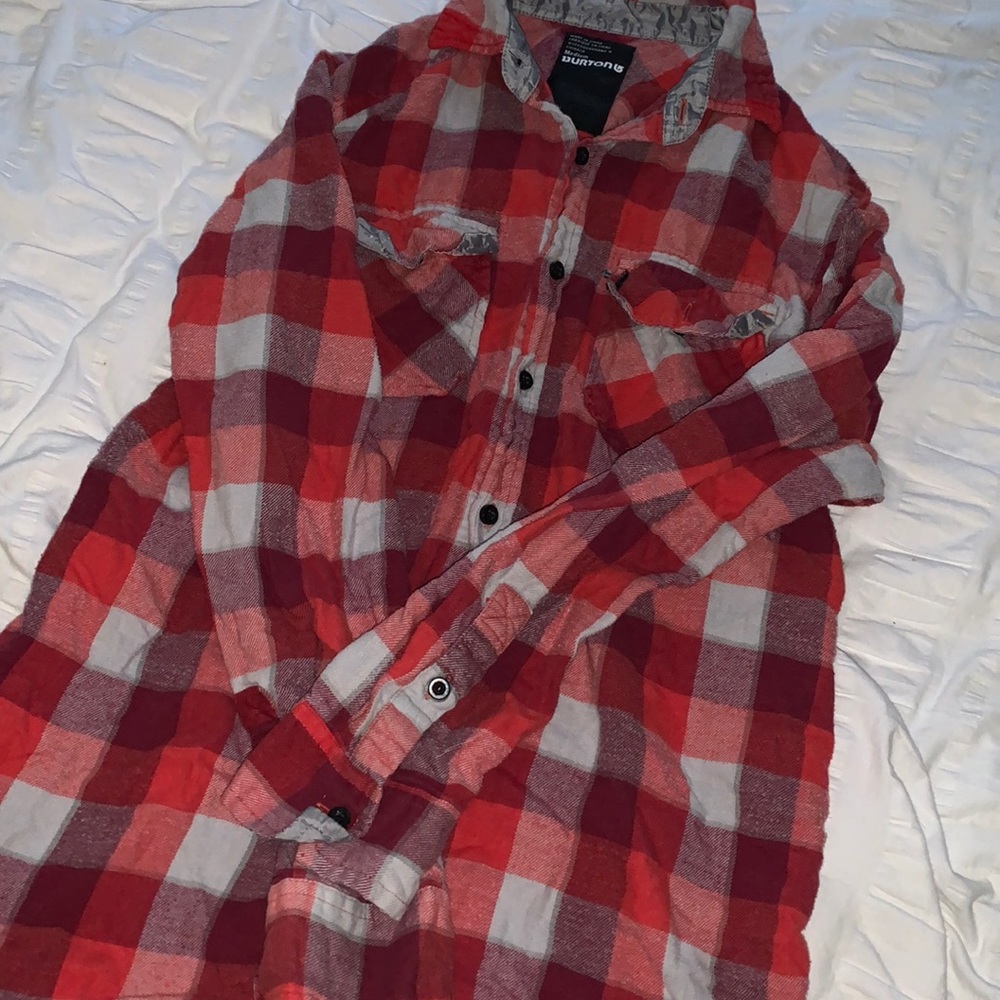 Red Burton Flannel Shirt